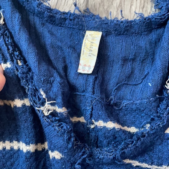 Free People Stripe Beach Sweater - Picture 2 of 3